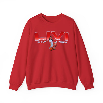 Livi Tucker Downs Big Last Name Crewneck Sweatshirt
