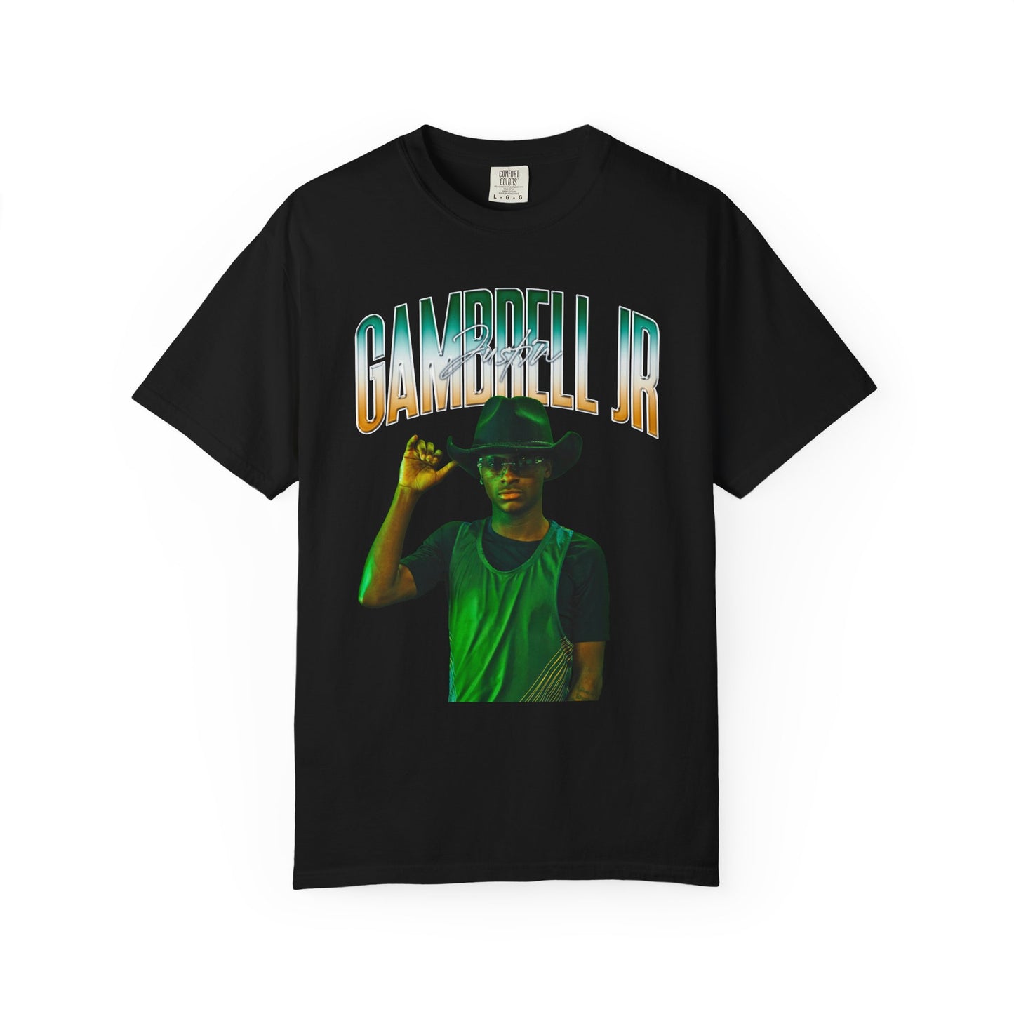 Justin Gambrell Jr. Curved Combo Colored Premium Tee