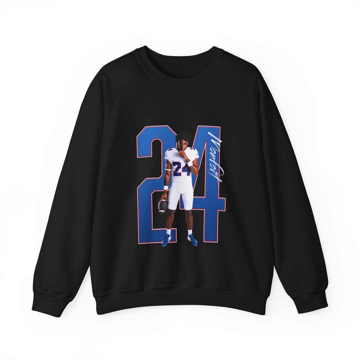 Christian Monfort Player Icon Number Crewneck Sweatshirt