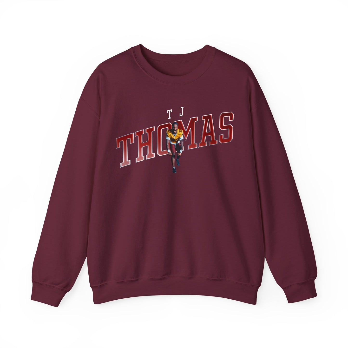 TJ Thomas Cursive Combo Crewneck Sweatshirt
