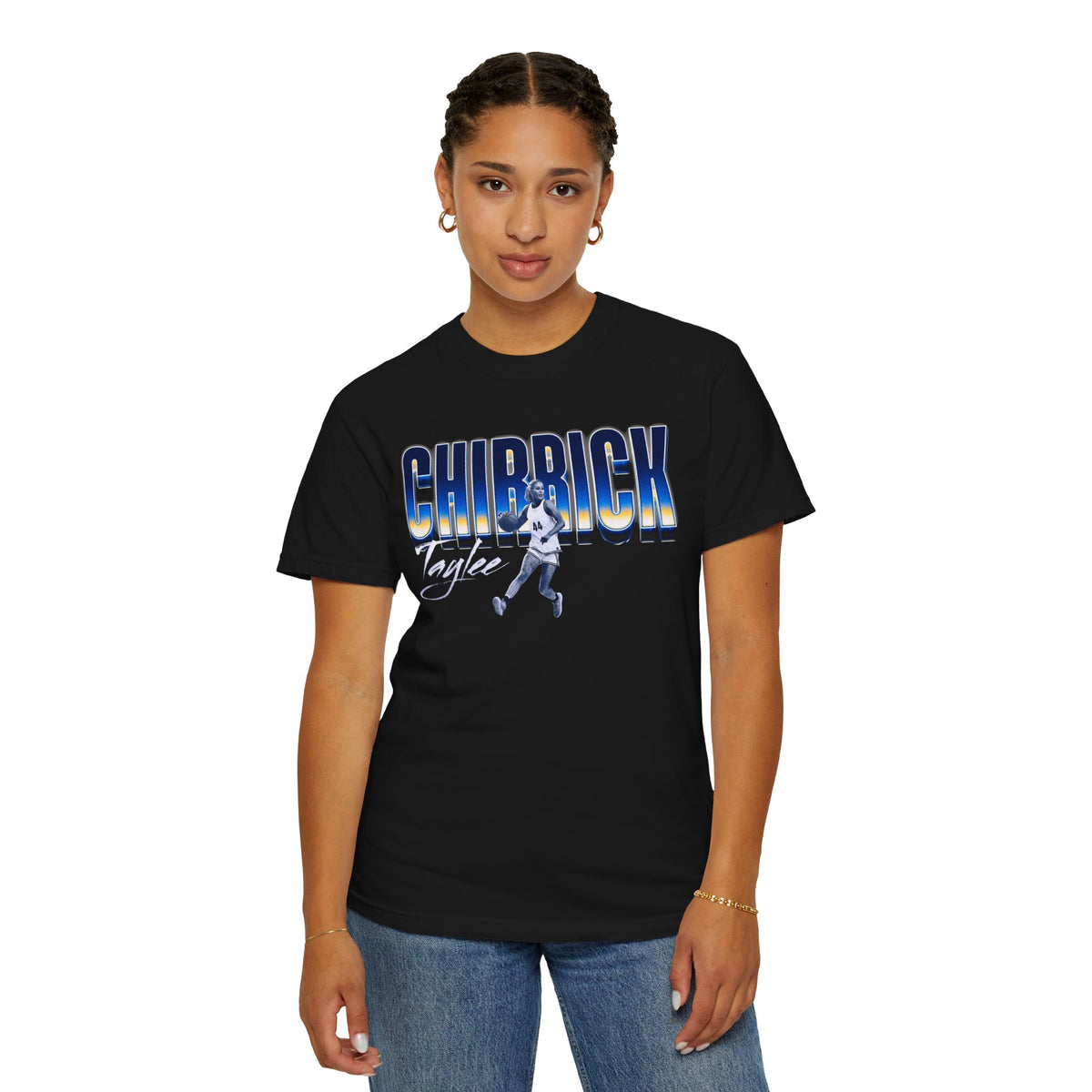 Taylee Chirrick Curved Combo Colored Premium Tee