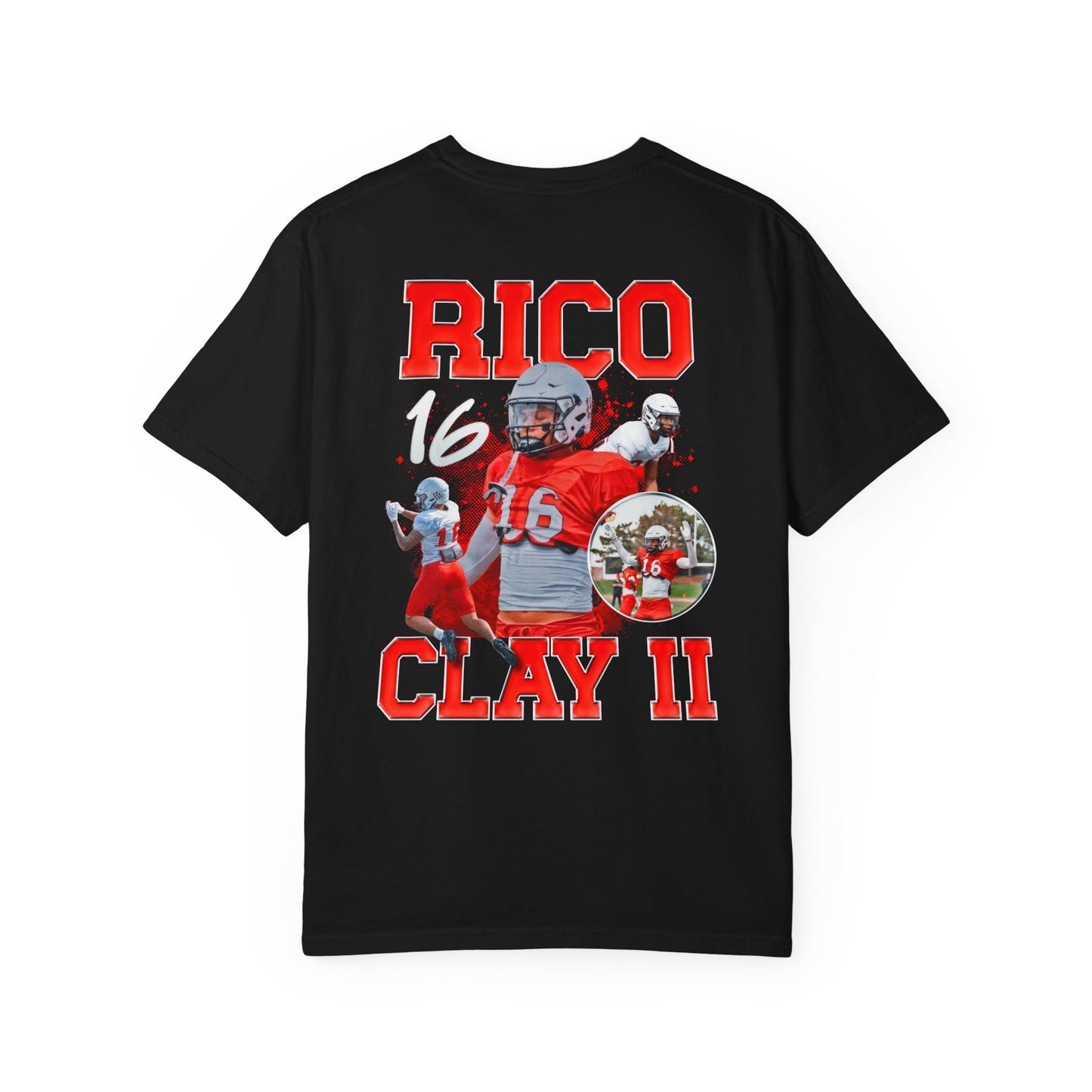 Rico Clay II Logo Front & Back Premium Tee