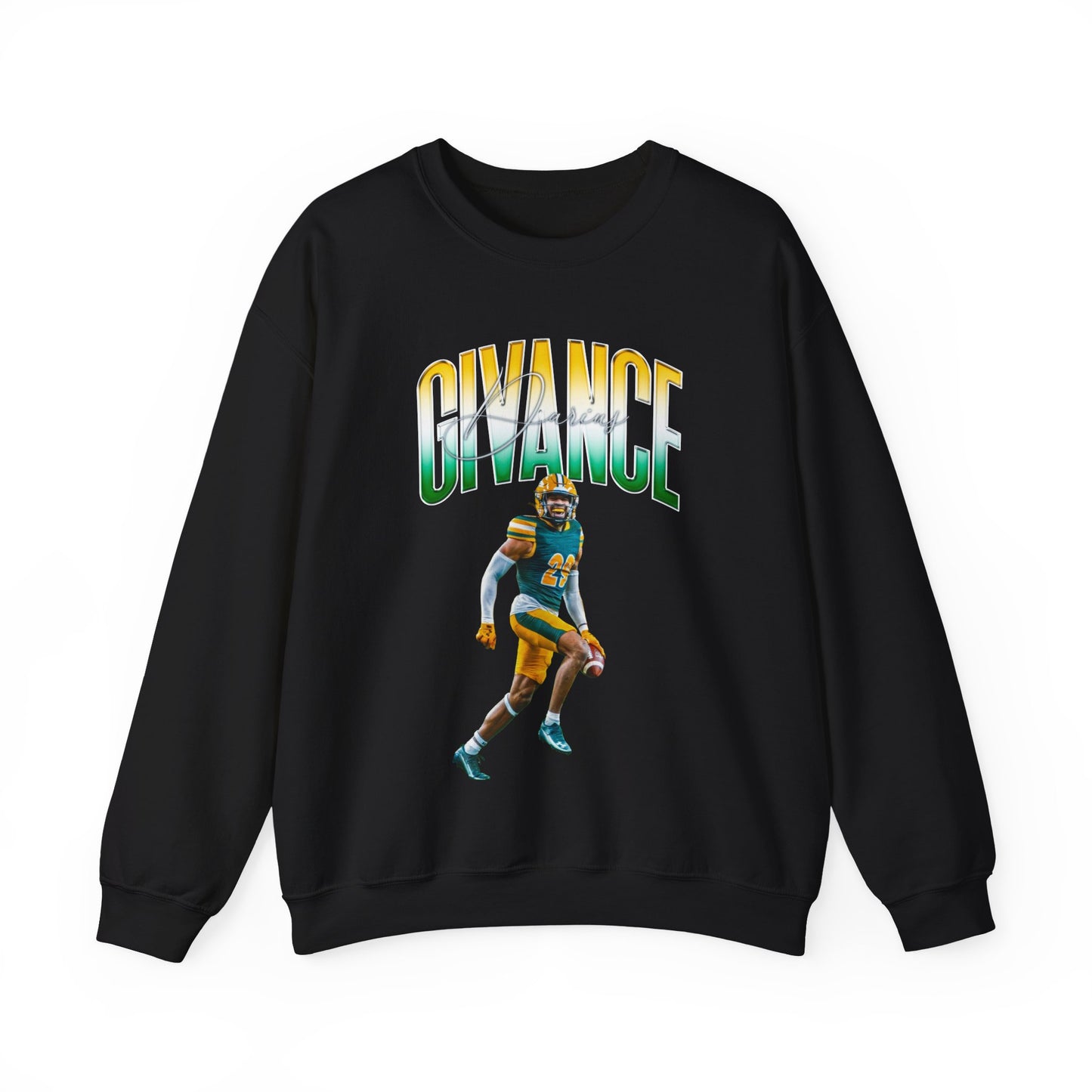 Darius Givance Curved Combo Crewneck Sweatshirt