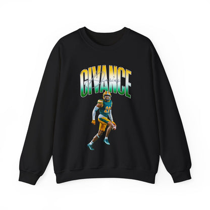 Darius Givance Curved Combo Crewneck Sweatshirt