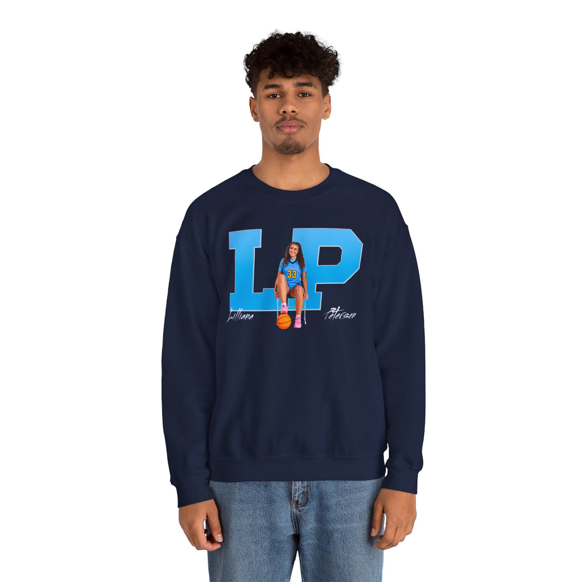 Lilliana Petersen Big Initials Crewneck Sweatshirt