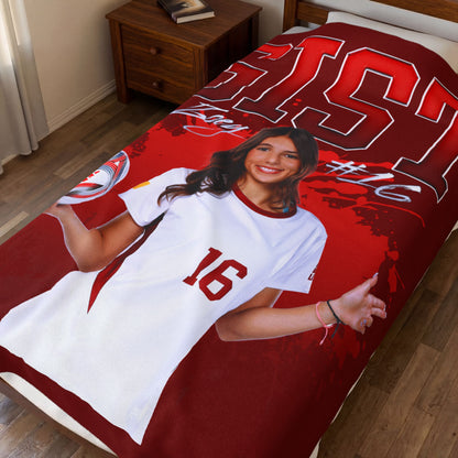 Zoey Gist 60"-80" Plush Blanket