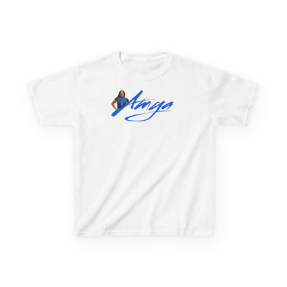 Amya McLeod Cursive Name & Number Kids Tee