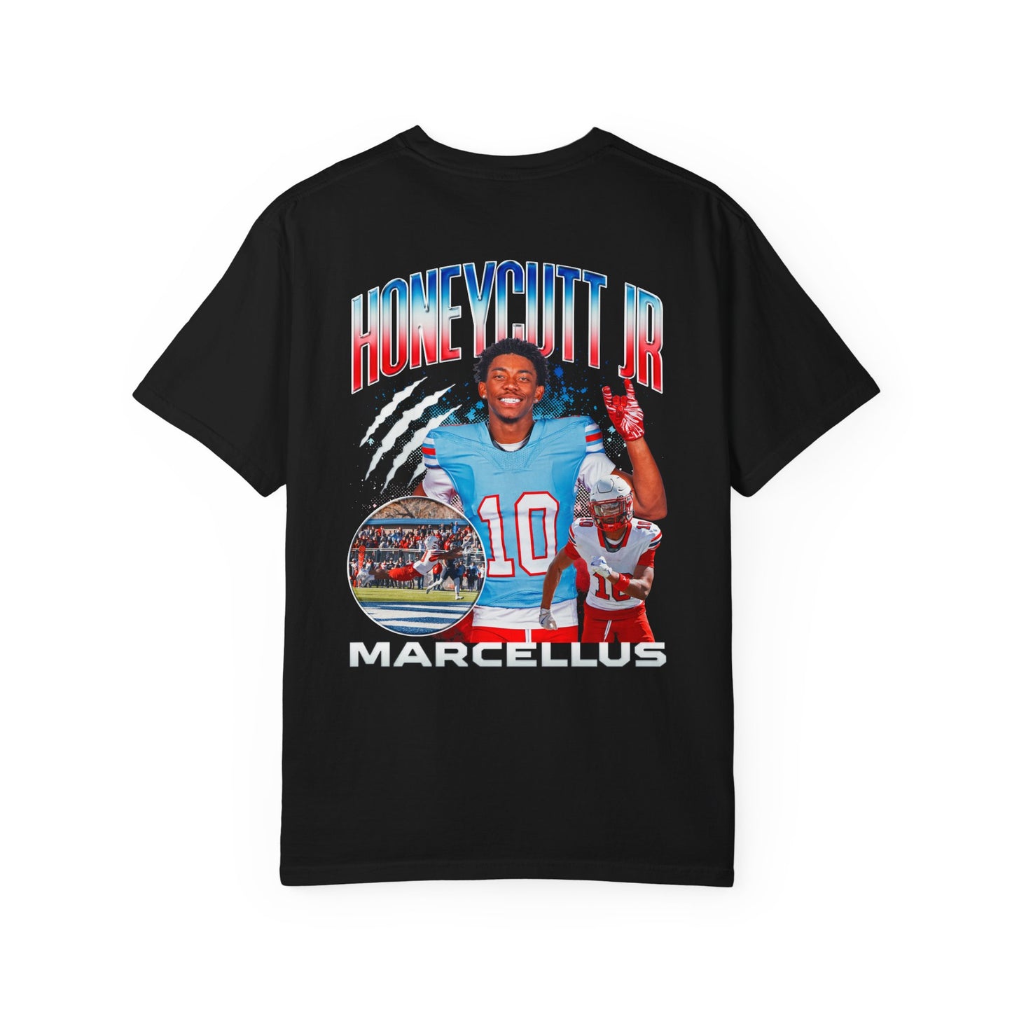 Marcellus Honeycutt Jr. Logo Front & Back Premium Tee