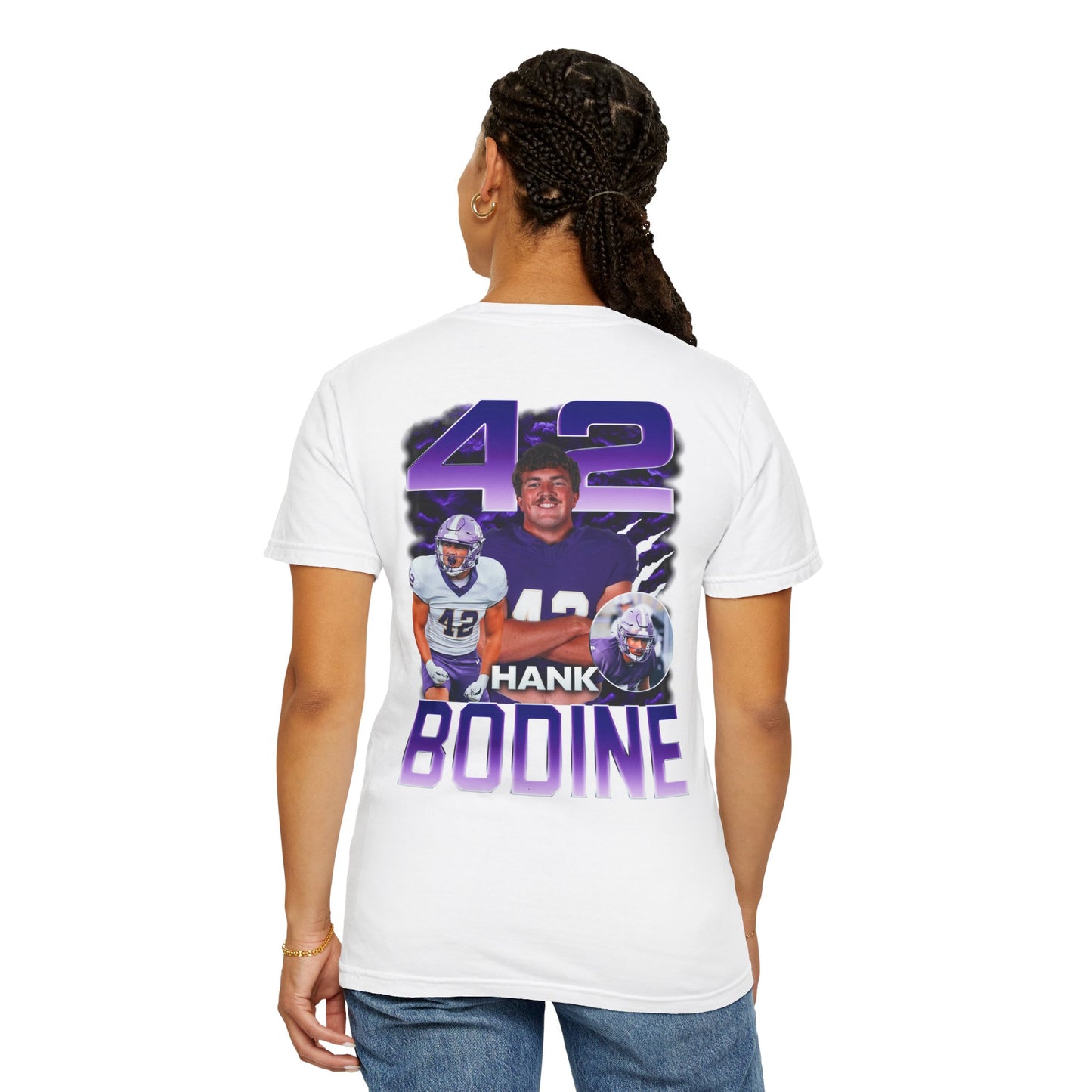 Hank Bodine Logo Front & Back Premium Tee