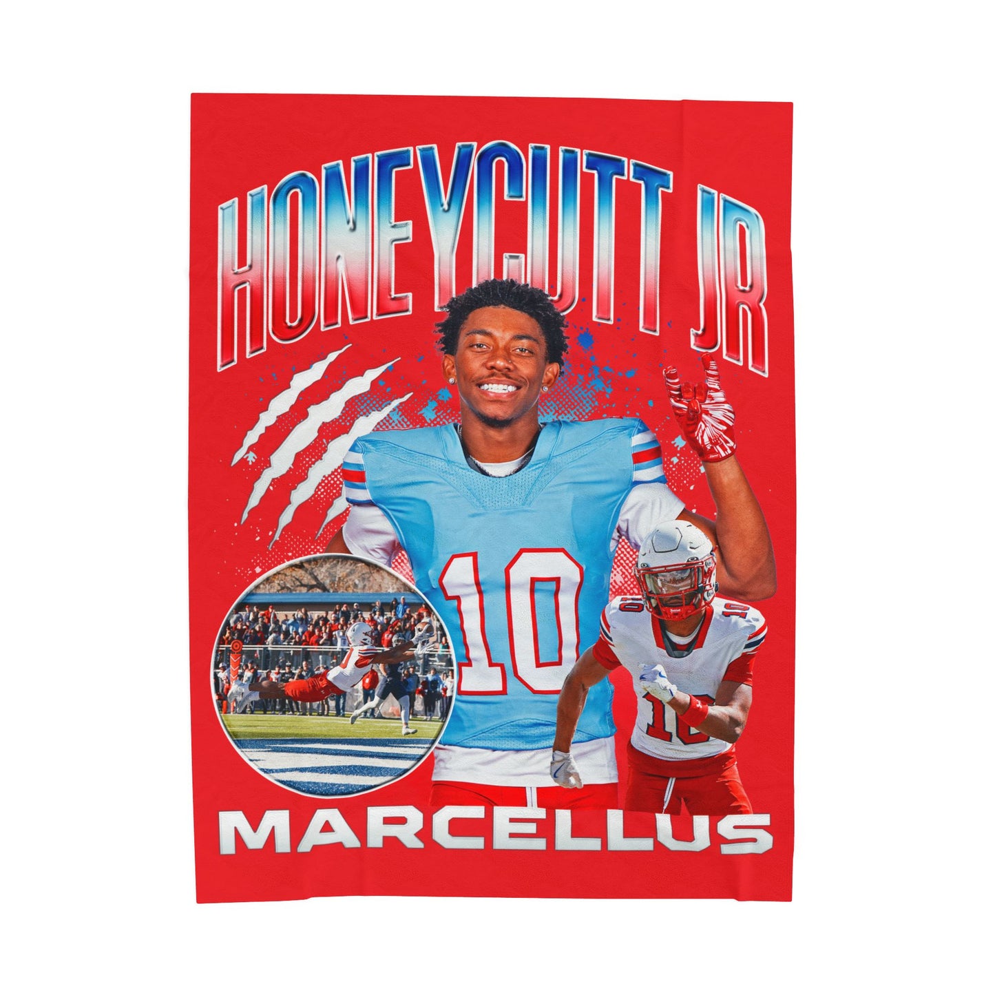 Marcellus Honeycutt Jr. 60"-80" Plush Blanket