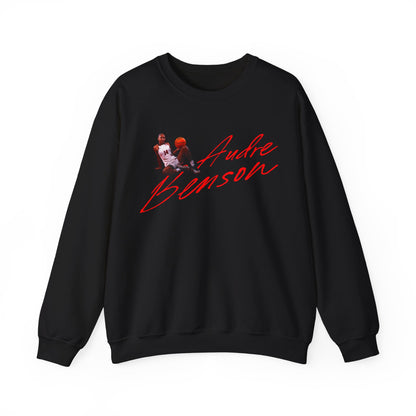 Audre Benson Cursive Crewneck Sweatshirt