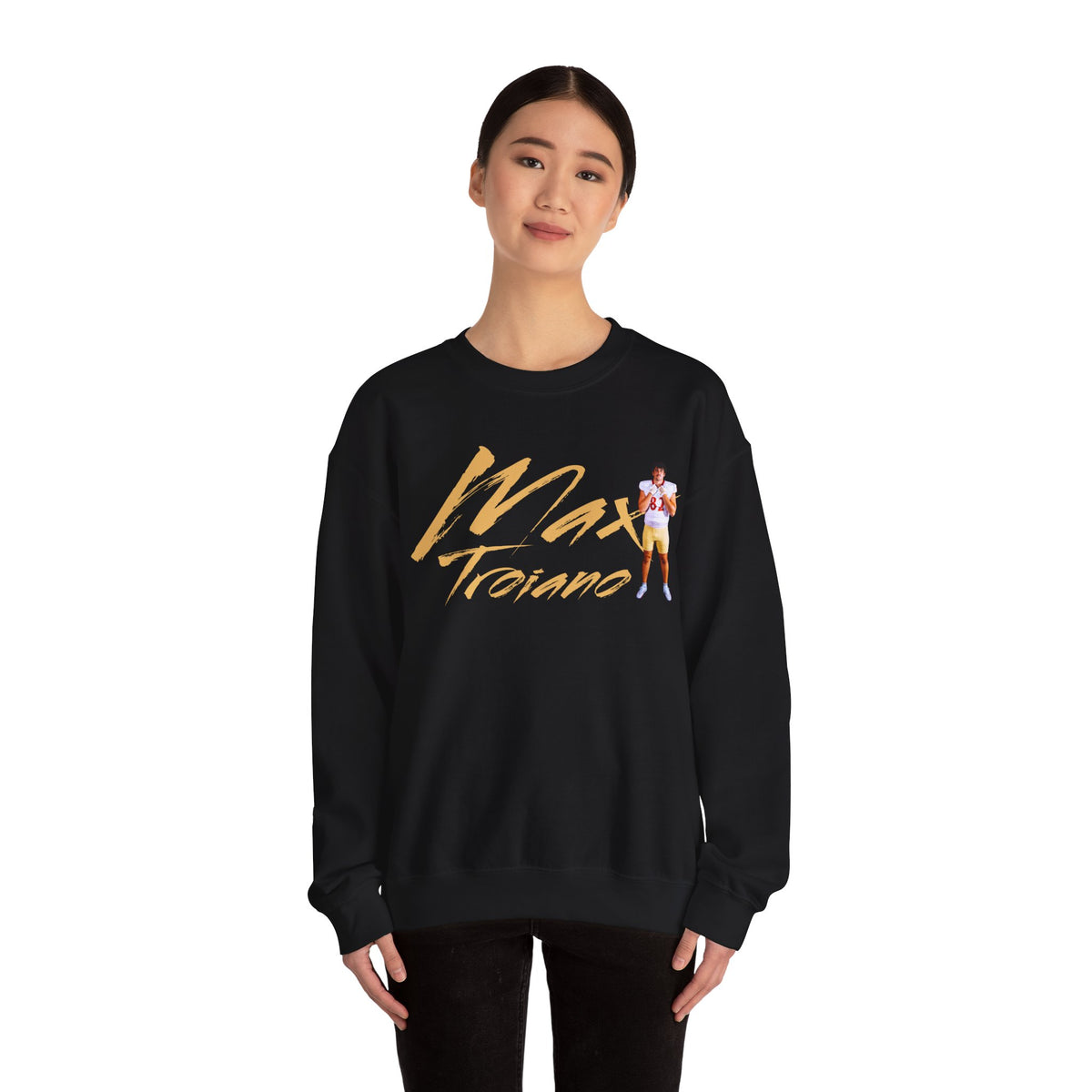 Max Troiano Cursive Crewneck Sweatshirt