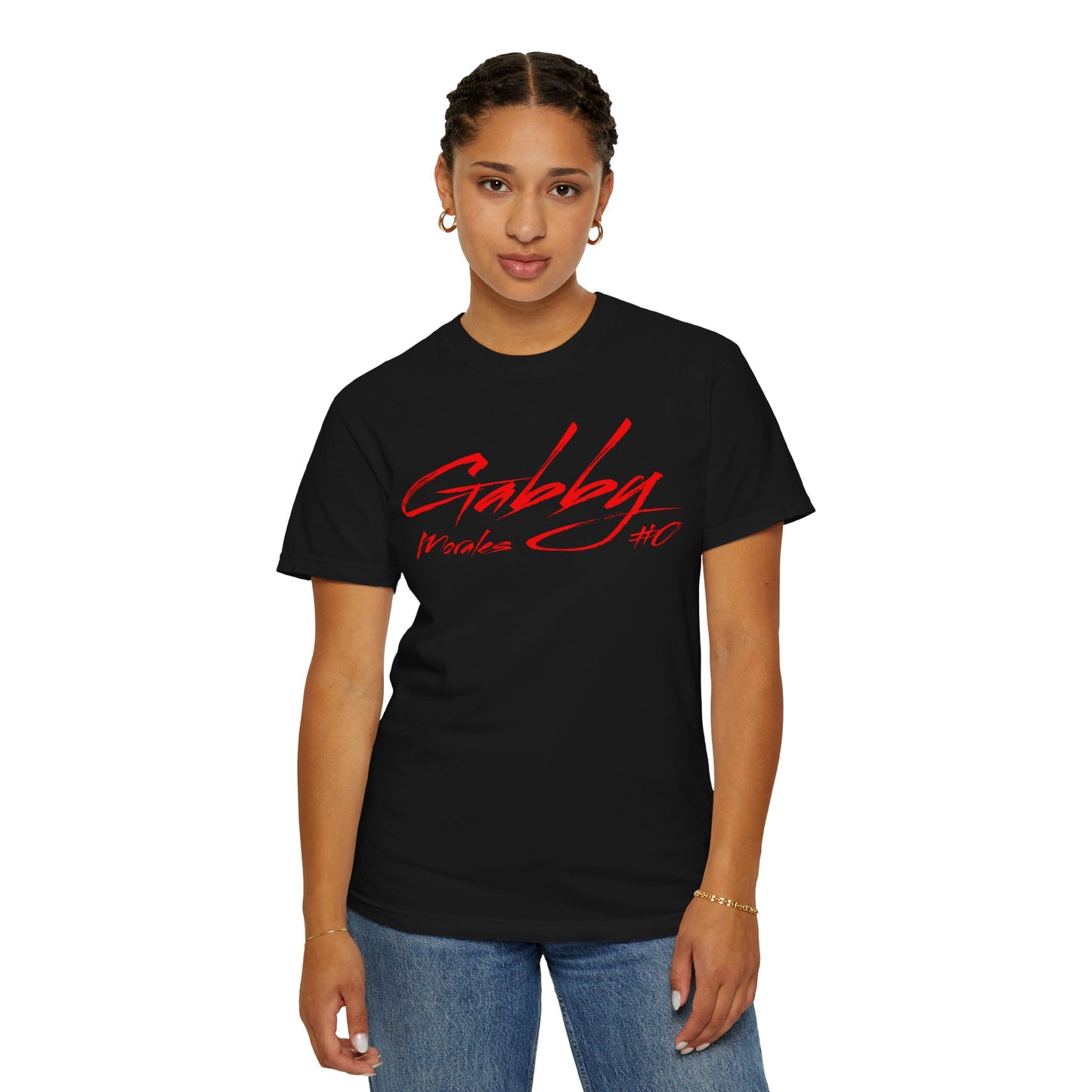 Gabby Morales Cursive Name & Number Premium Tee