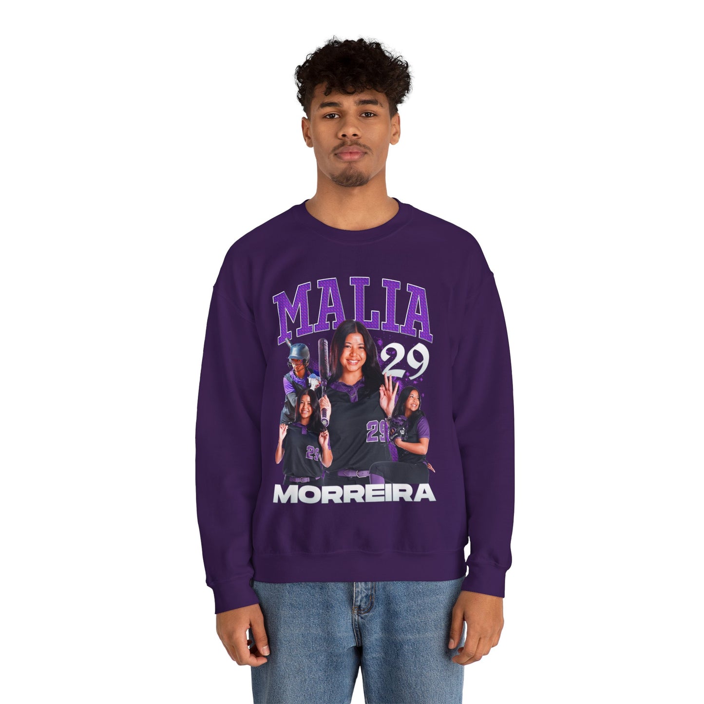 Malia Morreira First Name Highlight Crewneck Sweatshirt