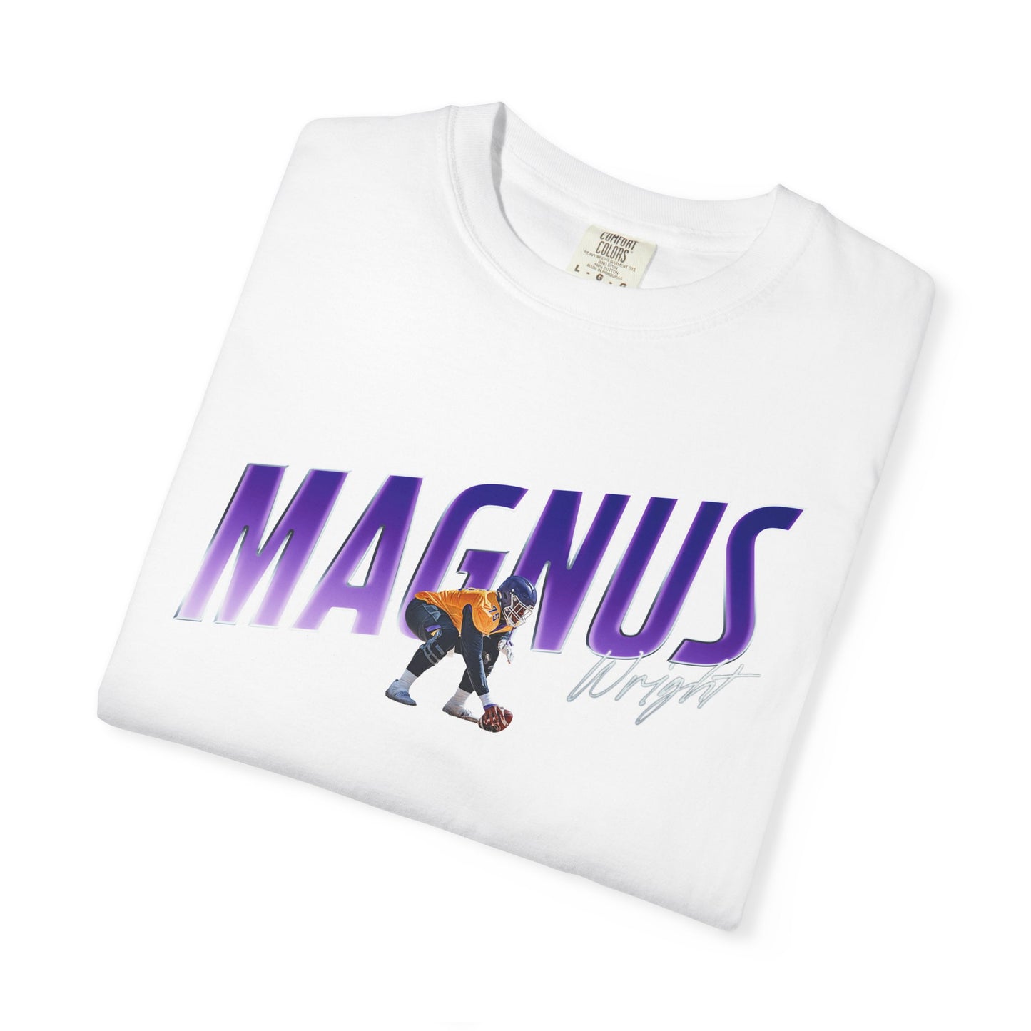 Magnus Wright Cursive Combo Colored Premium Tee