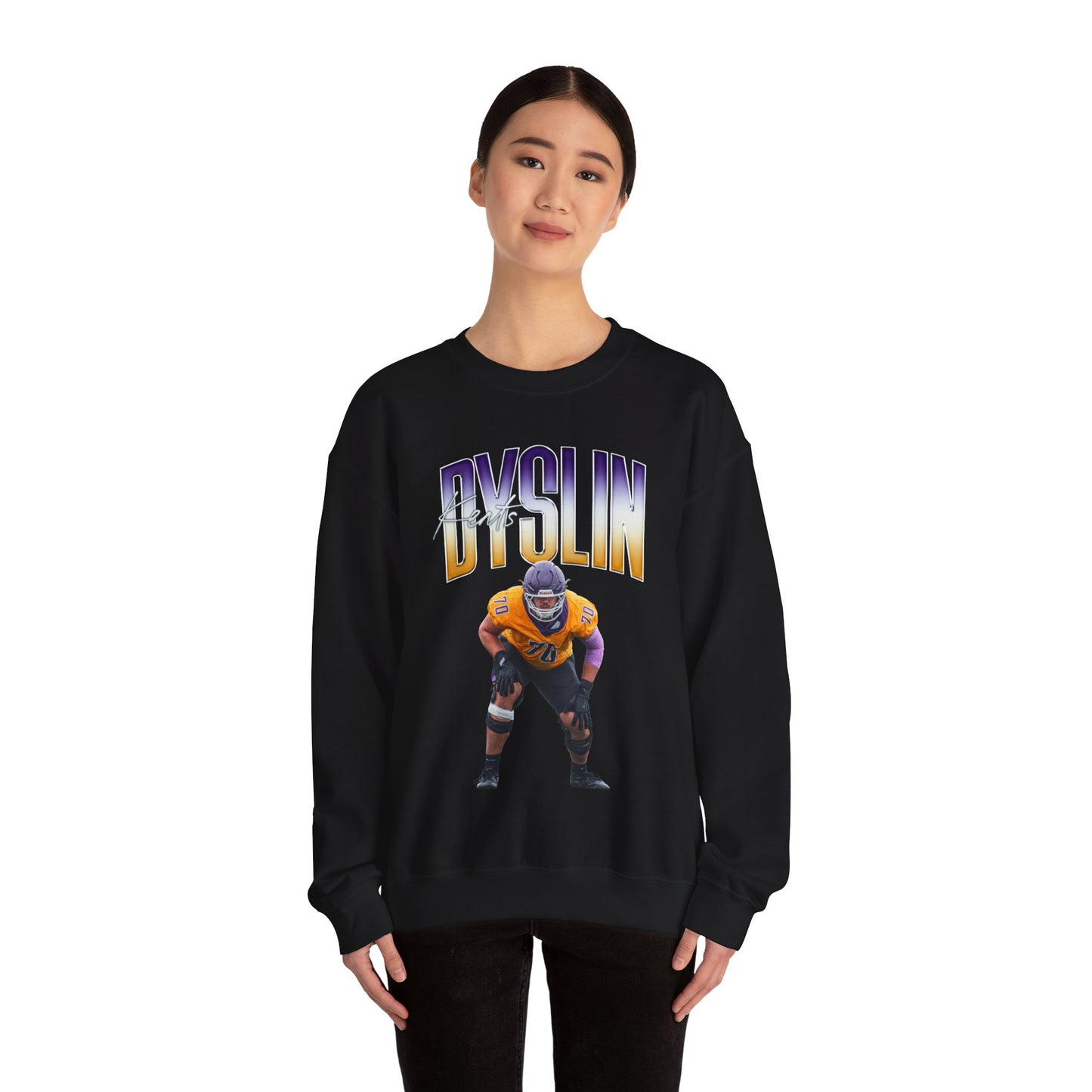 Keats Dyslin Curved Combo Colored Crewneck Sweatshirt