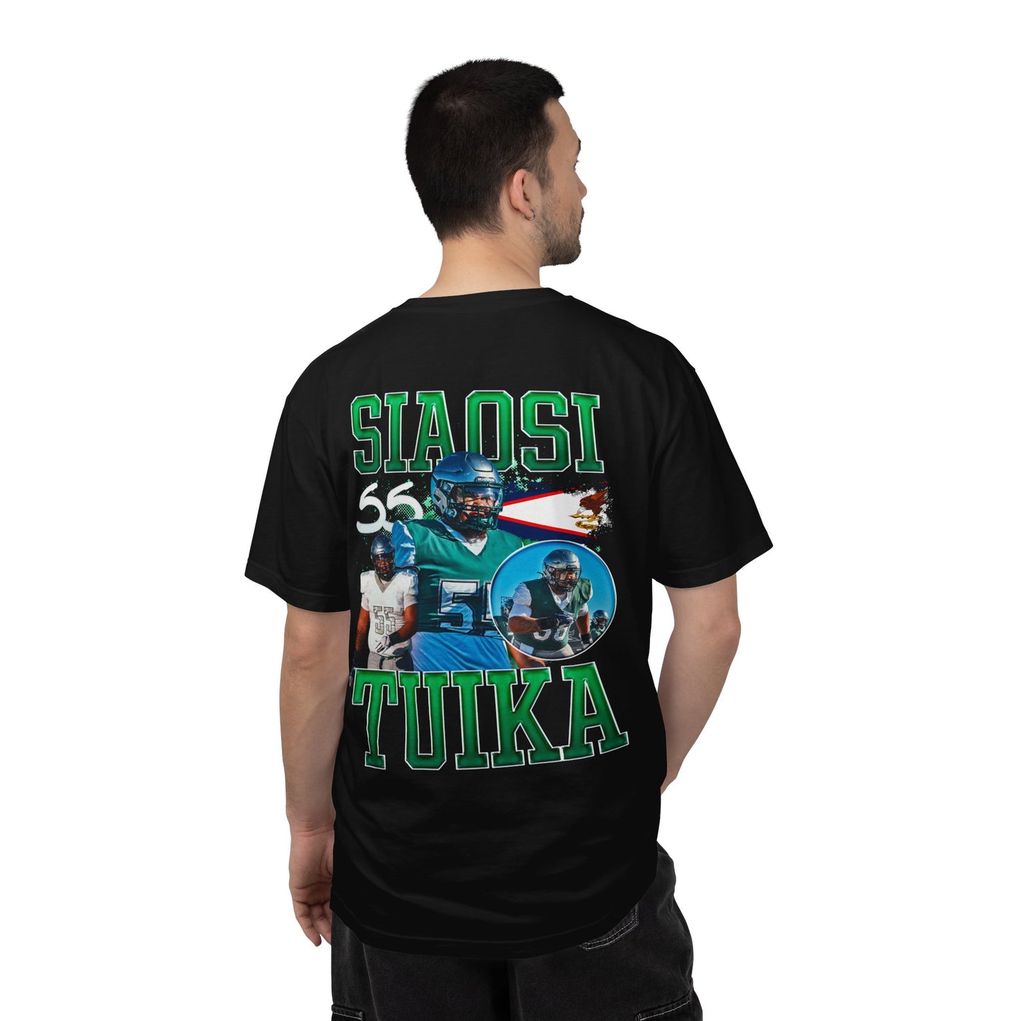 Siaosi Tuika Logo Front & Back Premium Tee