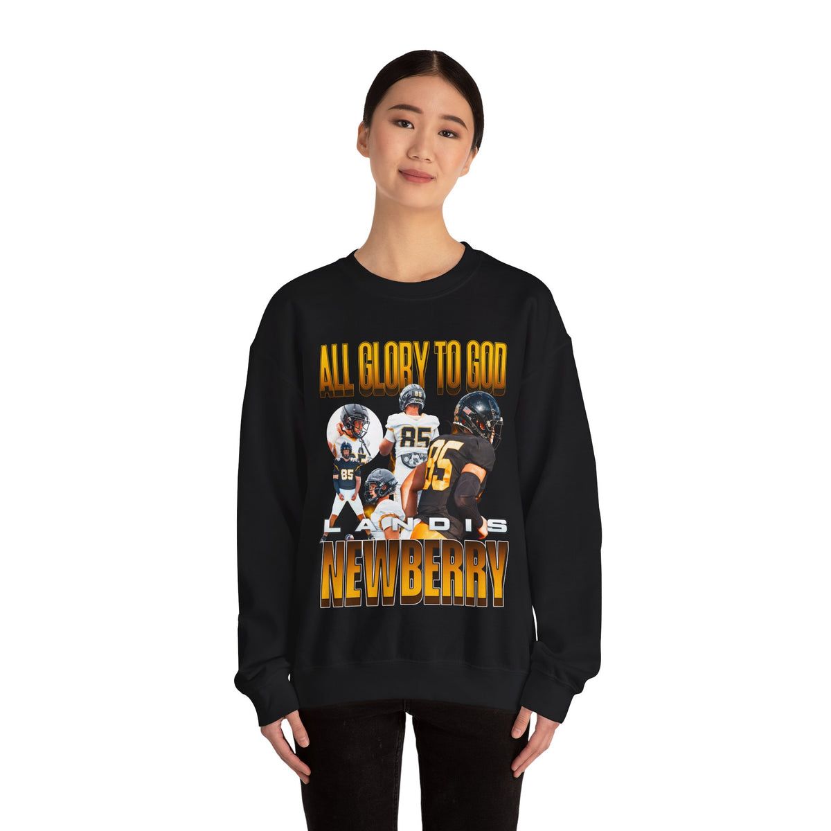 Landis Newberry Featured Quote Crewneck Sweatshirt