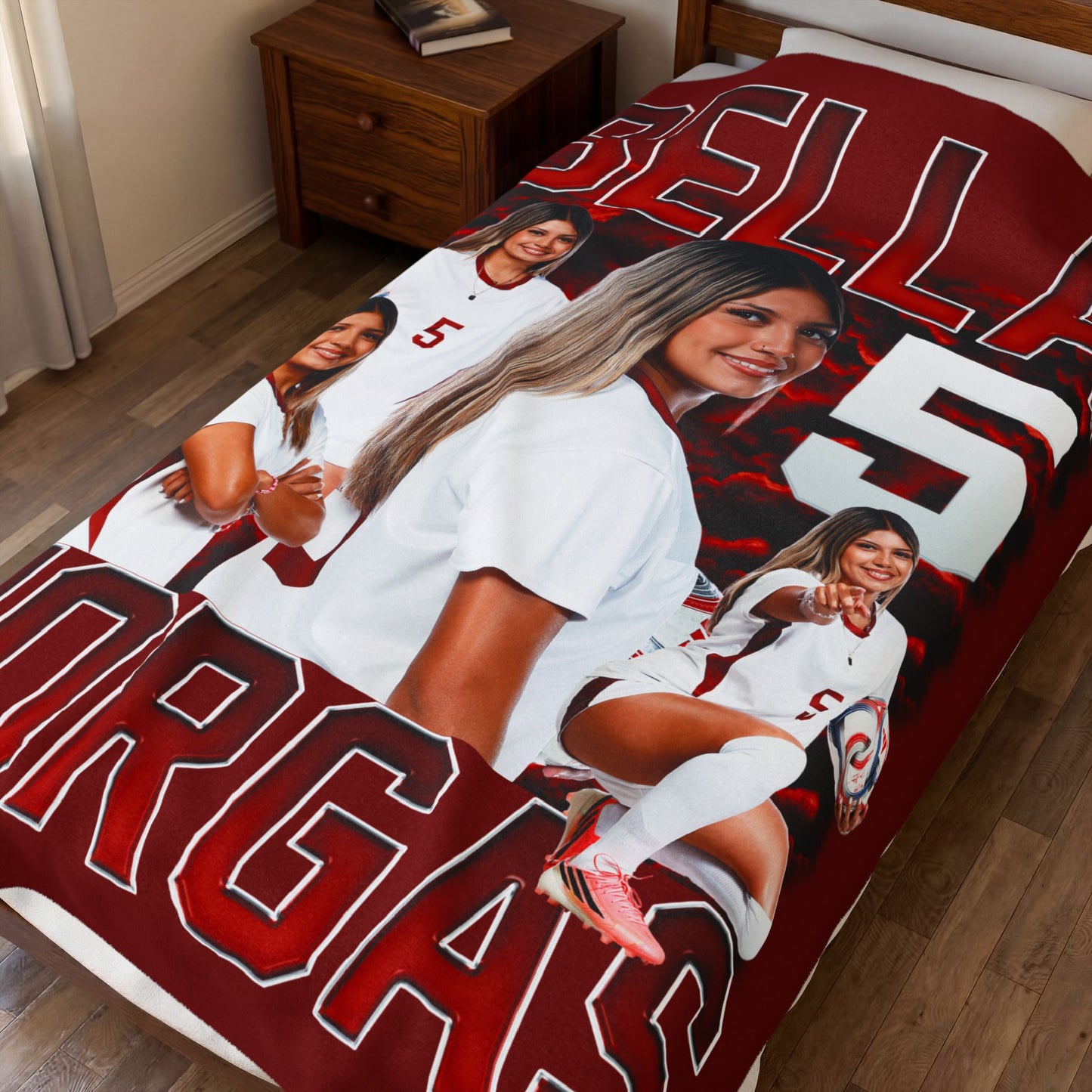 Bella Morgas 60"-80" Plush Blanket