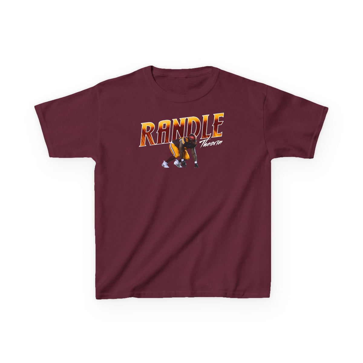 Theorin Randle Big Last Name Kids Tee