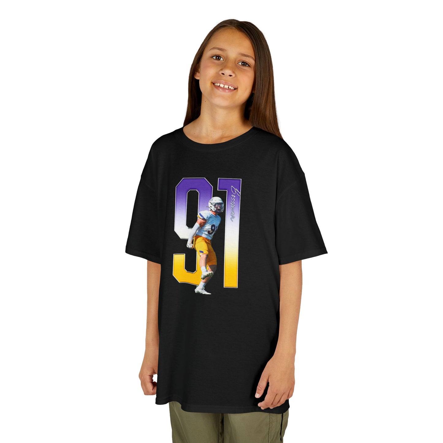 Sam Bossman Player Icon Number Kids Tee