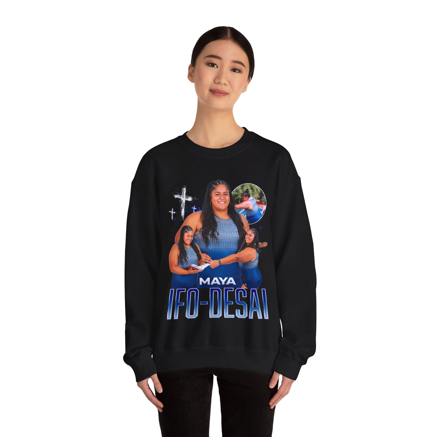 Maya Ifo Desi Crewneck Sweatshirt