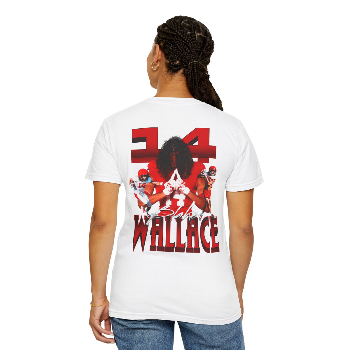 Blake Wallace Logo Front & Back Premium Tee