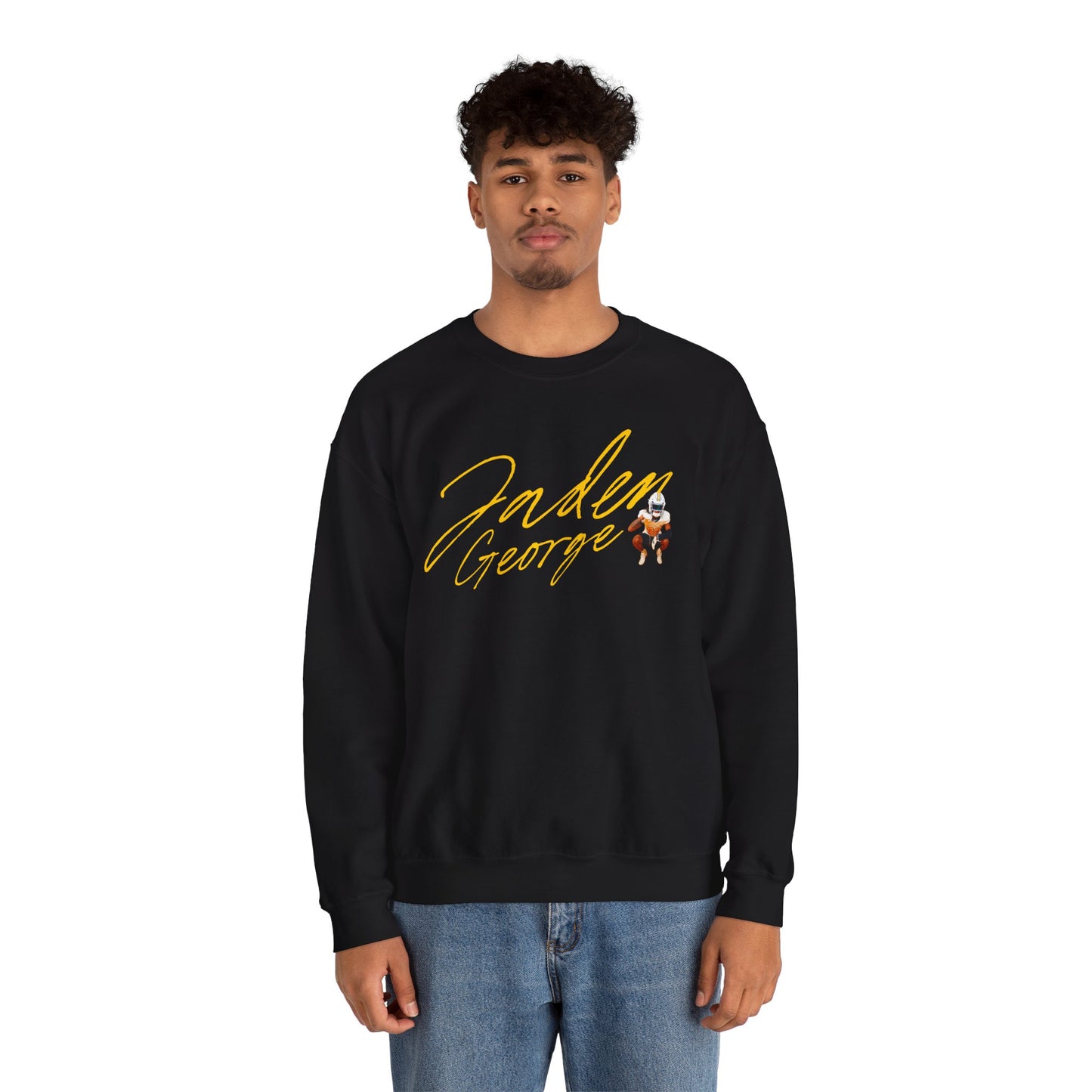 Jaden George Cursive Crewneck Sweatshirt