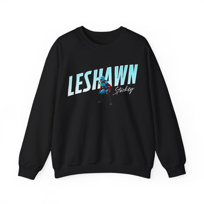 Leshawn Stuckey Cursive Combo Colored Crewneck Sweatshirt