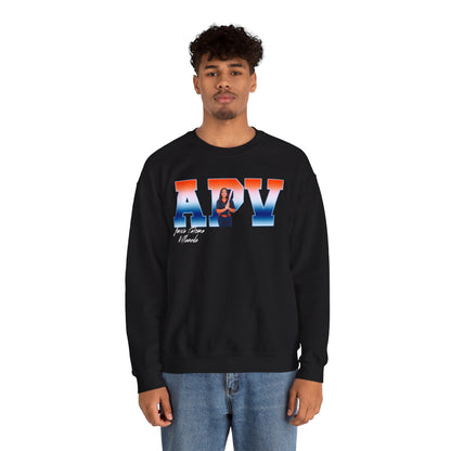 Amira Paloma Villaneda Big Initials Crewneck Sweatshirt