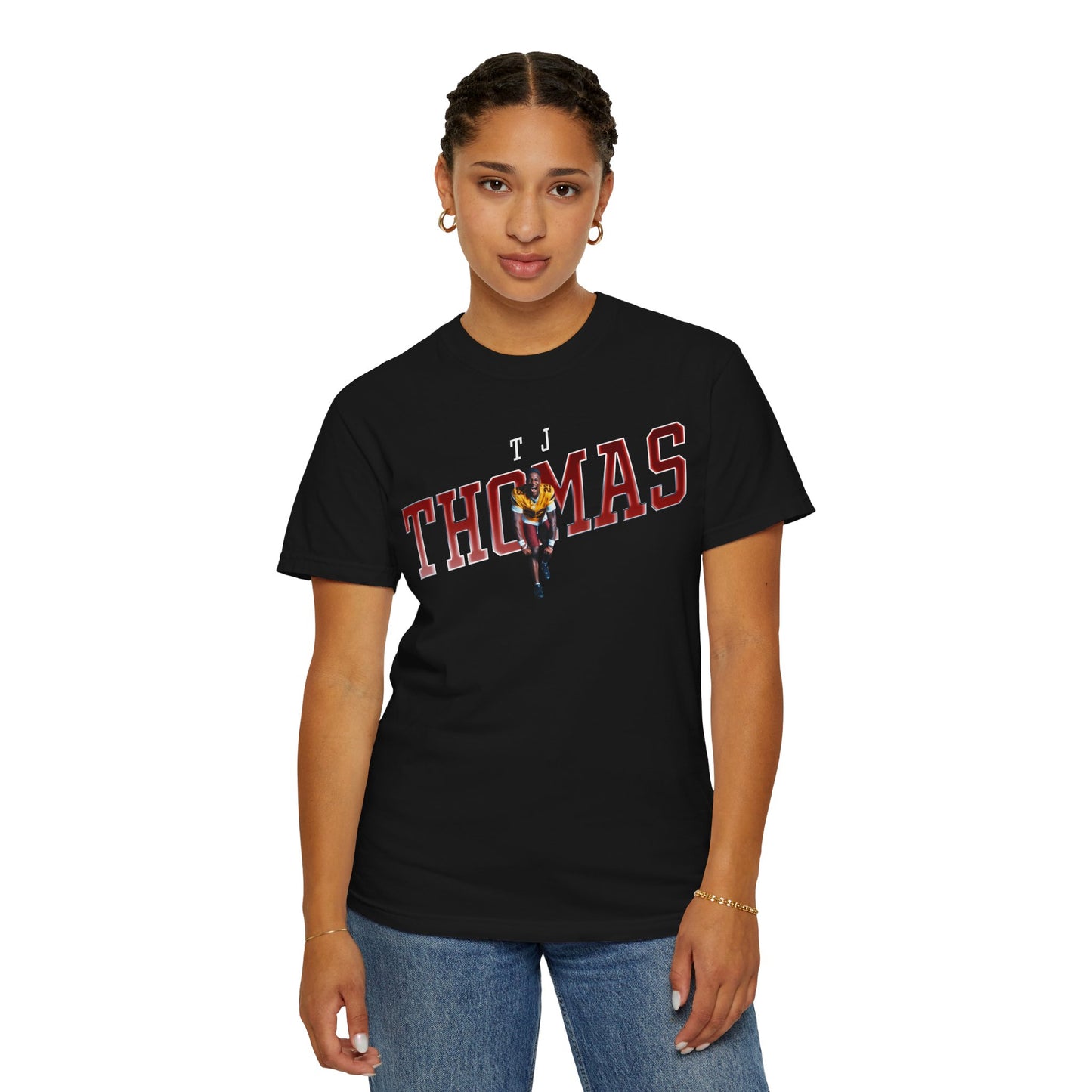 TJ Thomas Cursive Combo Premium Tee