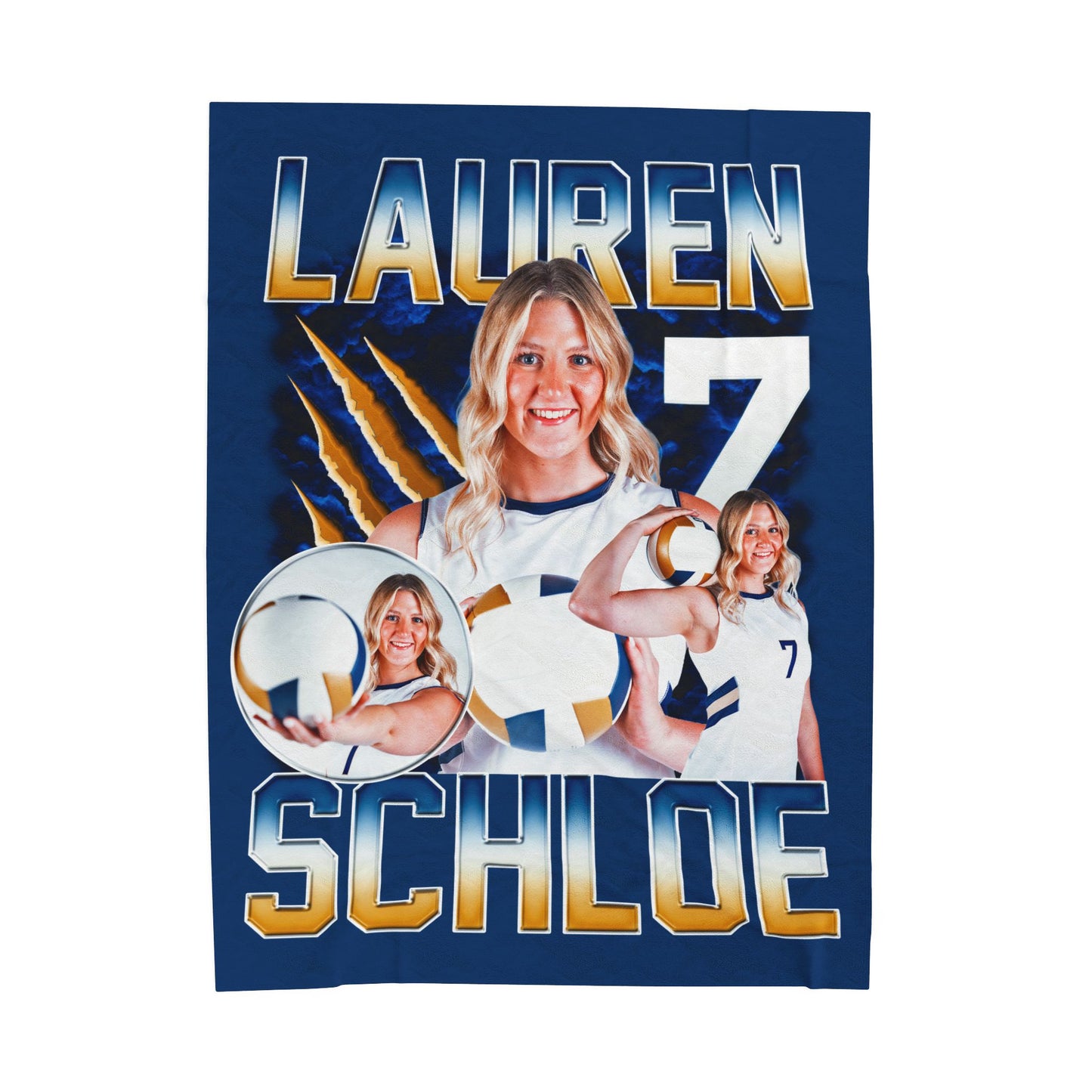 Lauren Schloe 60"-80" Plush Blanket