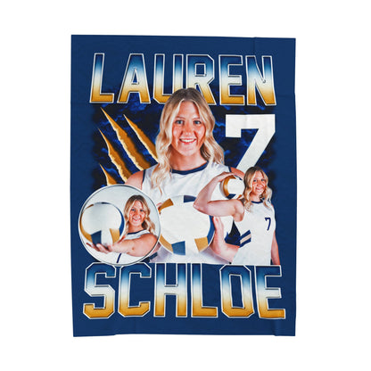 Lauren Schloe 60"-80" Plush Blanket