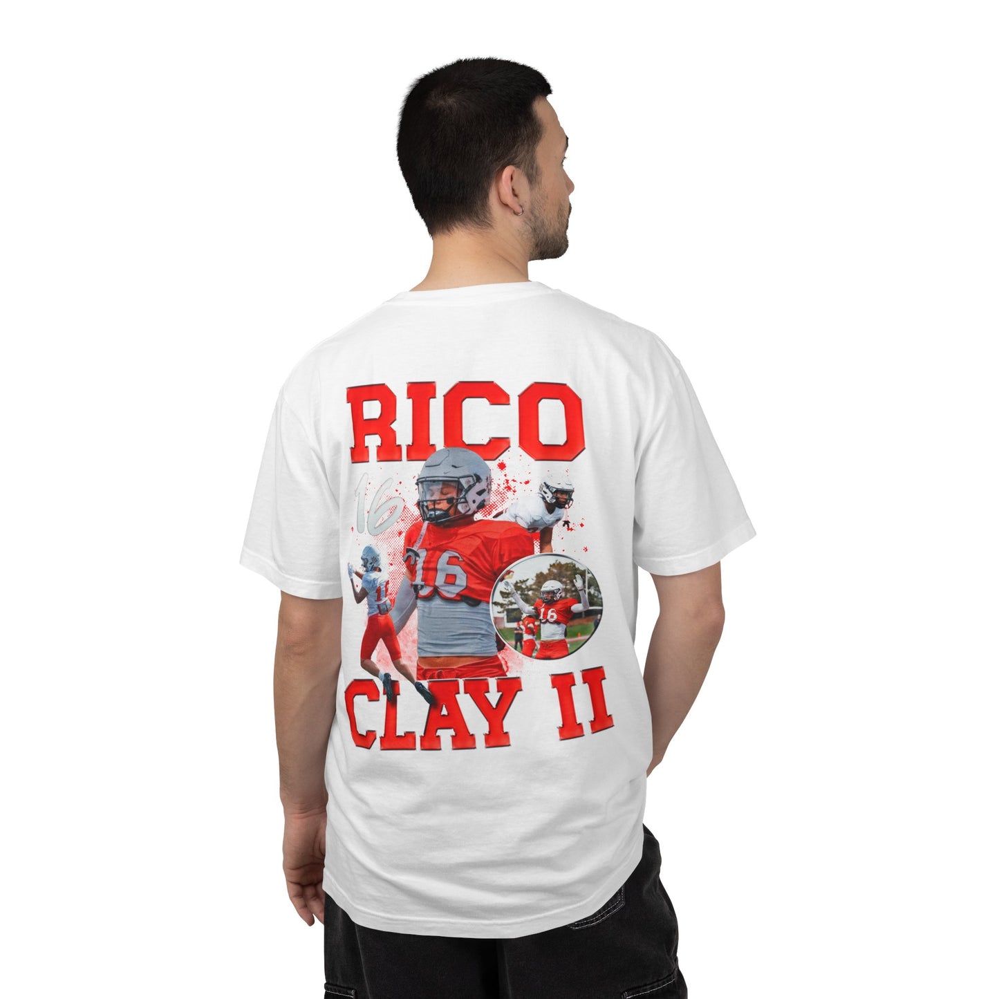 Rico Clay II Logo Front & Back Premium Tee