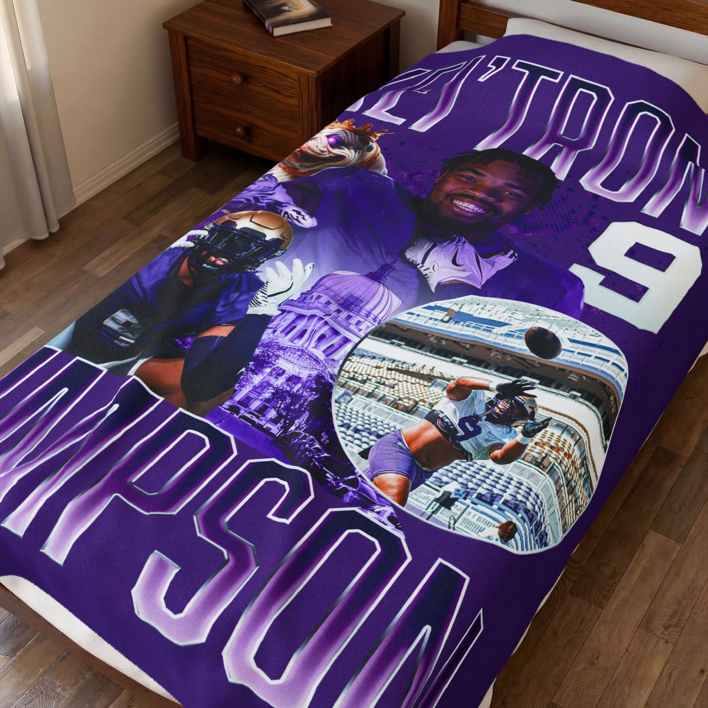 Kei'Trone Simpson 60"-80" Plush Blanket