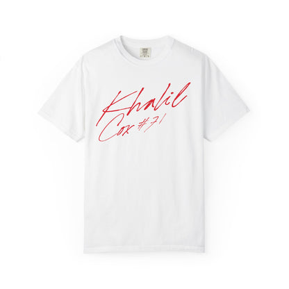 Khalil Cox Cursive Name & Number Premium Tee