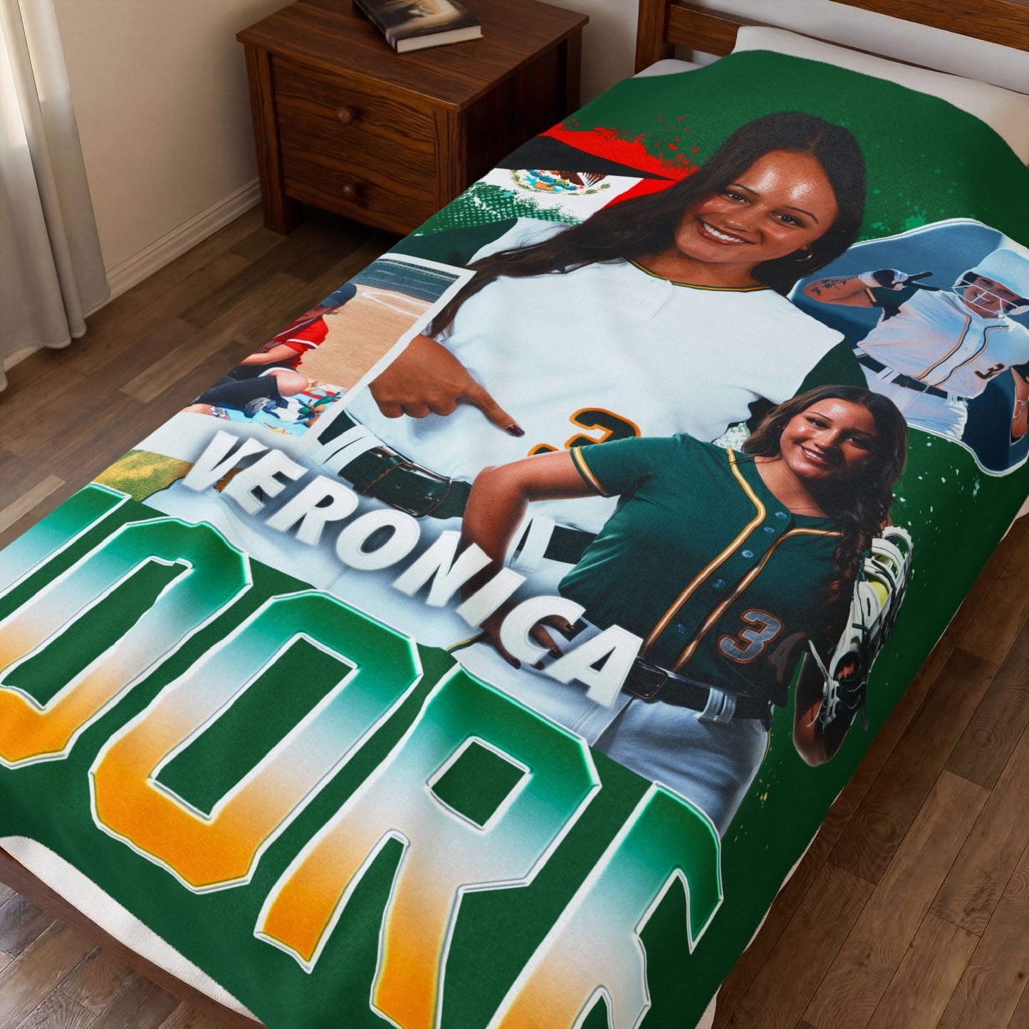 Veronica Moore 60"-80" Plush Blanket