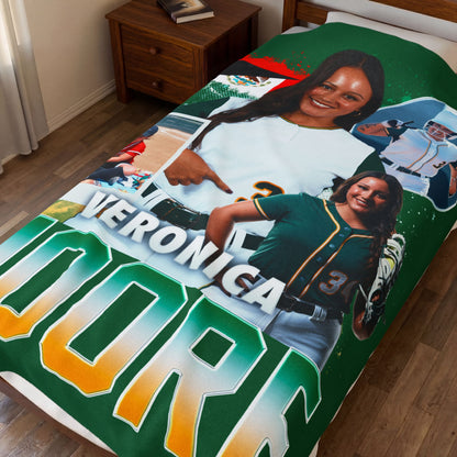 Veronica Moore 60"-80" Plush Blanket