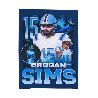 Brogan Sims 60"-80" Plush Blanket