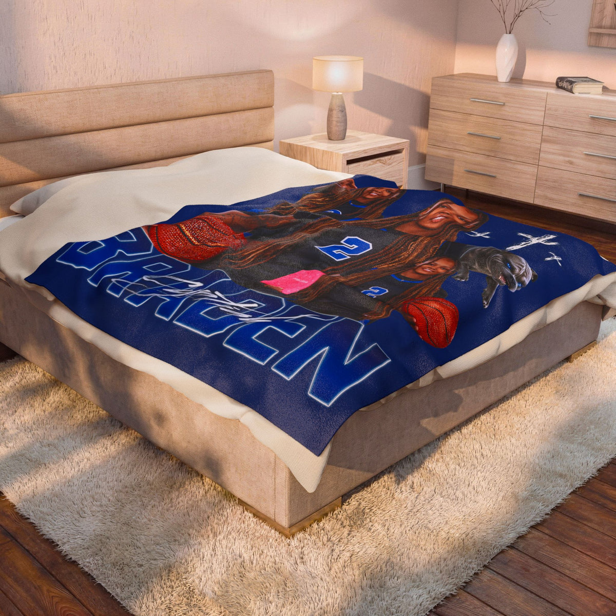 Cyntiah Braden 60"-80" Plush Blanket