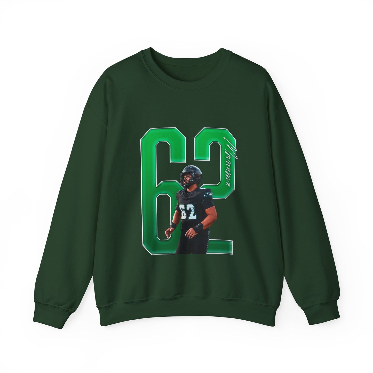Lautaimi Manuma Player Icon Number Crewneck Sweatshirt