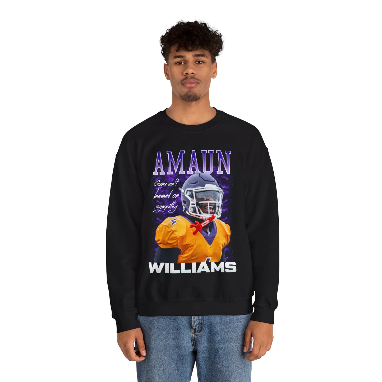 Amaun Williams Featured Quote Crewneck Sweatshirt