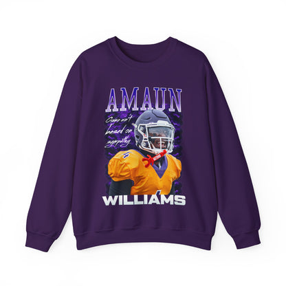 Amaun Williams Featured Quote Crewneck Sweatshirt
