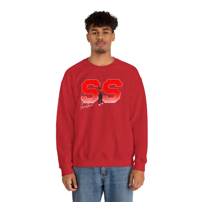 Sydney Strickland Big Initials Colored Crewneck Sweatshirt