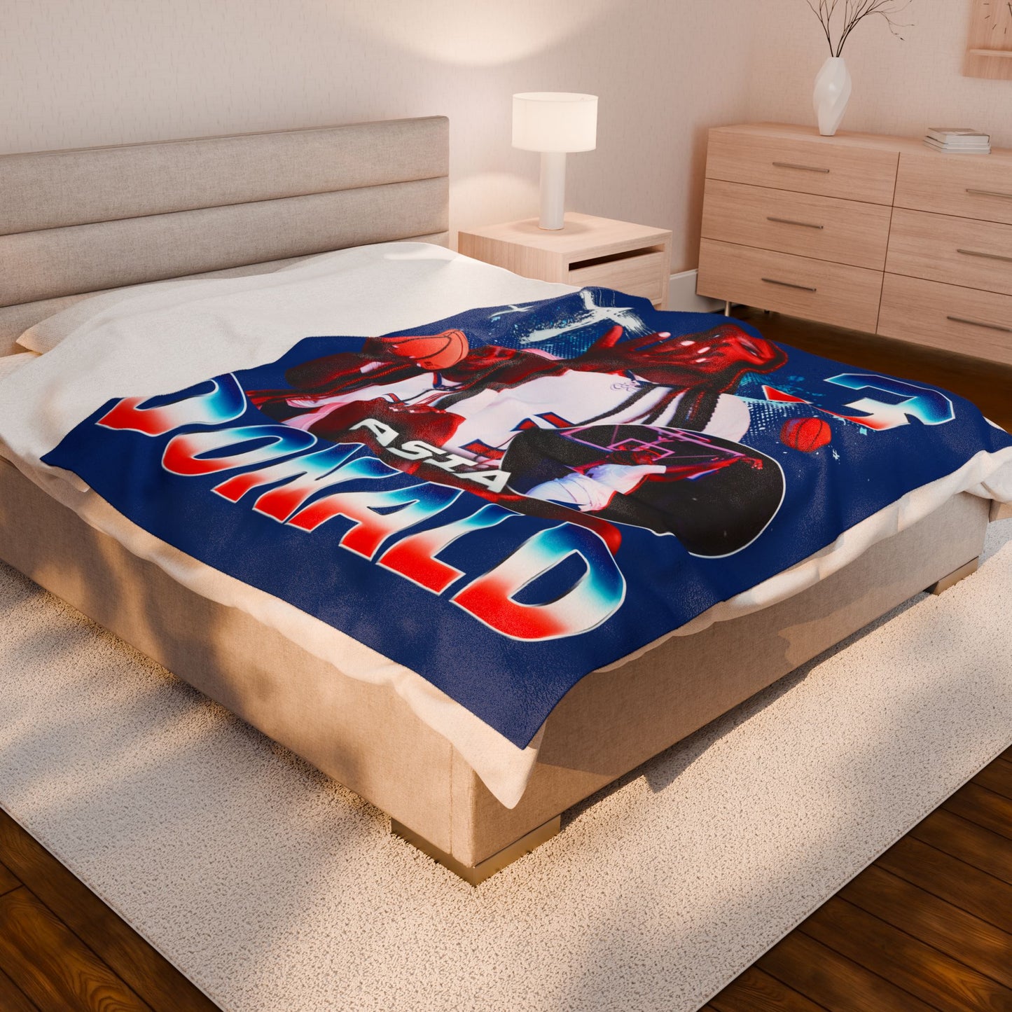Asia Donald 60"-80" Plush Blanket