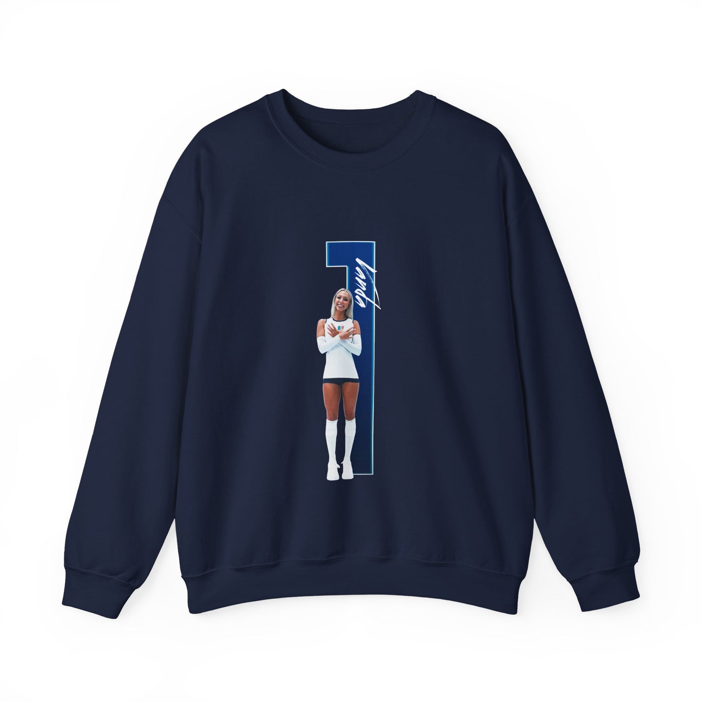 Sam Vanda Player Icon Number Crewneck Sweatshirt