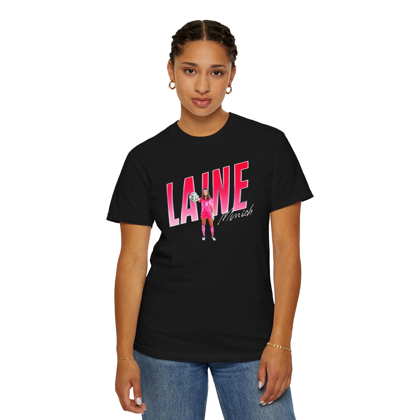 Laine Minich Cursive Combo Colored Premium Tee