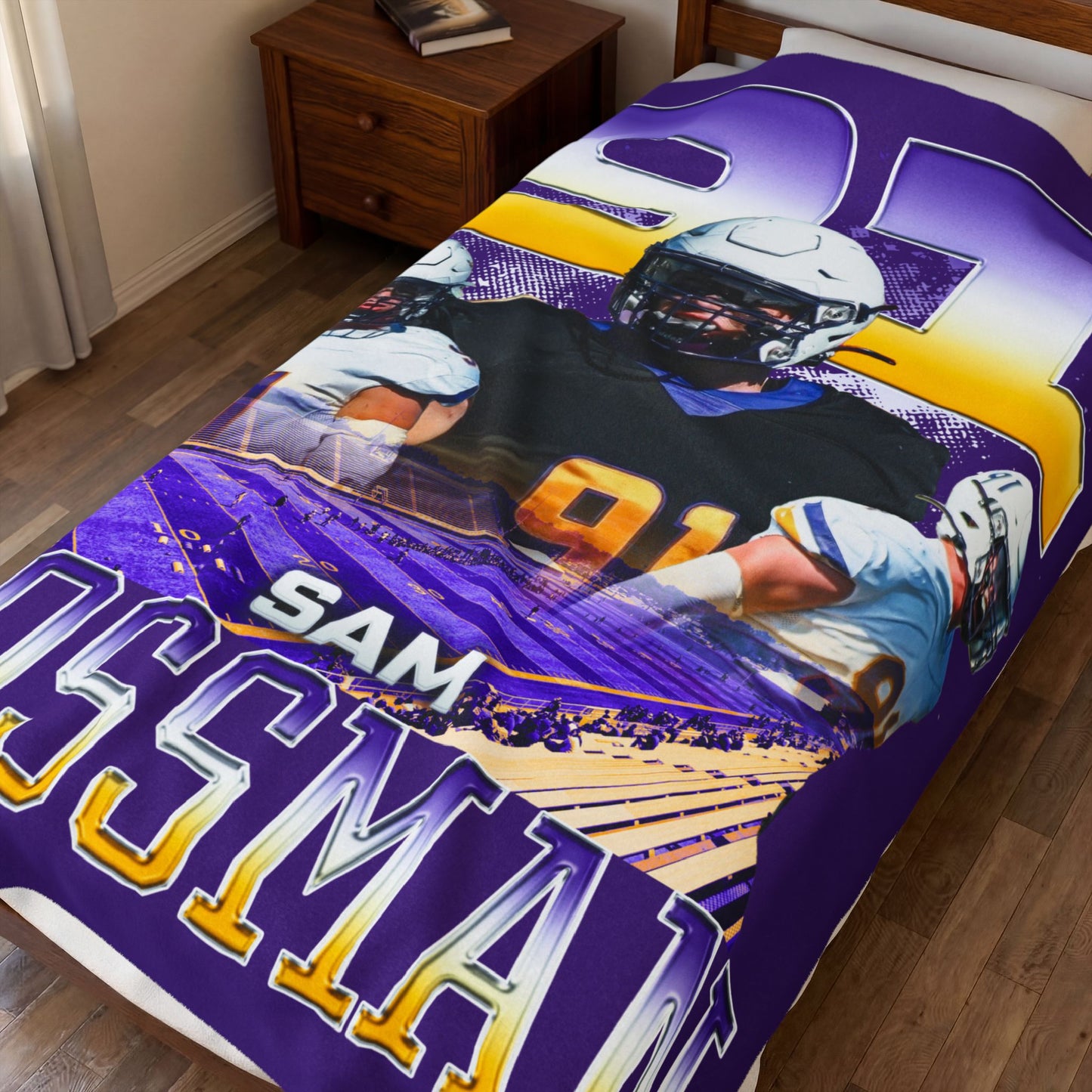 Sam Bossman 60"-80" Plush Blanket