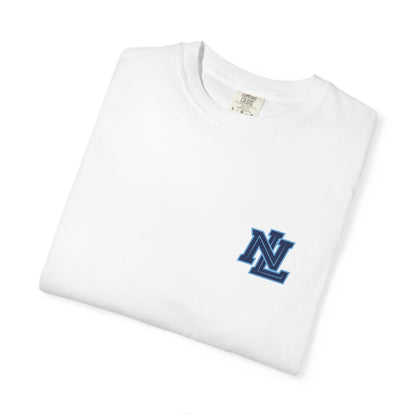 Nick Laughlin Logo Front & Back Premium Tee