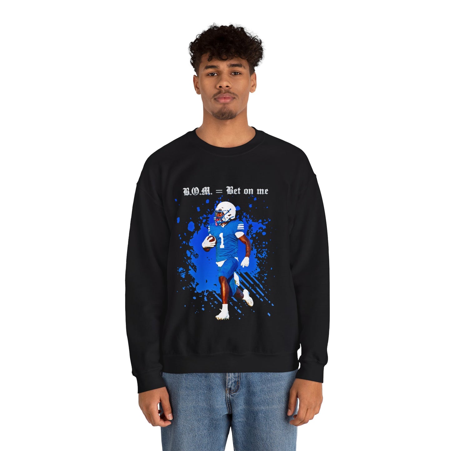 J'Marion Sanders Featured Quote Crewneck Sweatshirt